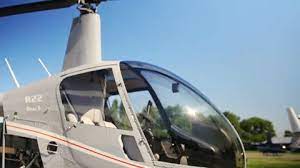 robinson r22 helicopter stock footage