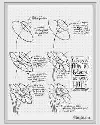 how to draw flowers and turn these