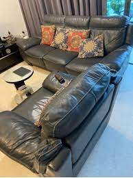 pure leather sofa set furniture home