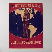 u s marines poster