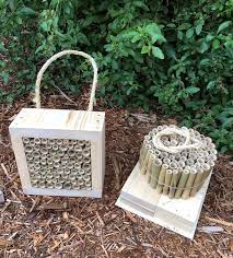 Our diy mason bee house kit comes with everything you need. Diy Solitary Native Bee Hotel Australian Ladybird And Insect House All Bamboo Small Diy Kit Abeec Hives Australian Native Bee Hives