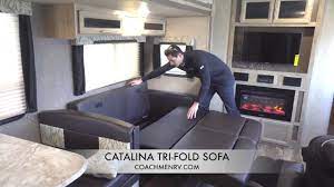 tri fold sofa