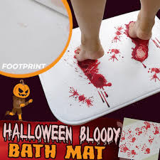 halloween bath floor mats