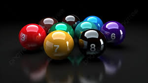 standard eight colored billiards