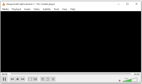 axis vlc black screen solved