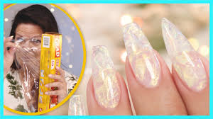 crystal gel nails