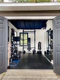 at home gym shed makeover on a budget