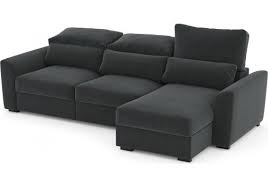 corner sofa bed o dark grey