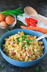 ham and egg macaroni salad recipe say
