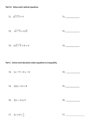 2019 20 Algebra 2 Summer Packet Pdf