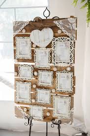 Our Diy Table Seating Chart I Purchased These Wooden Frames