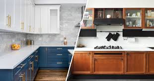 painted vs stained cabinets which