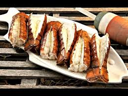 frozen lobster tails on the grill
