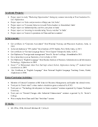 A fresher in a corporate world is more like alice in wonderland. Resume Sample For Freshers
