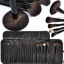 soft hair makeup brush black pack