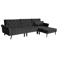 Mid century & modern sectional sofas. Recaceikrecaceik Sectional Sofa Living Room Microfiber Chaise Lounge Couches With Backrest And Arm Conversion Extra Wide Recliner Black Green Dailymail