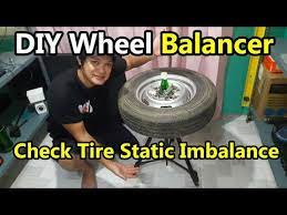 diy wheel balancer check tire static