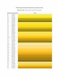 hexadecimal color conversion chart