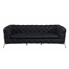 Arm Leather Chesterfield Rectangle Sofa