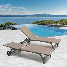 Adjustable Chaise Lounge Chair Outdoor