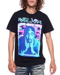 Buy Trippy Camo Tupac Poetic Justice Tee Mens Shirts From C