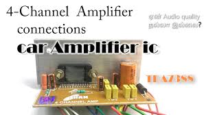 4 channel lifier connections and