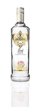 iced cake and kissed caramel vodkas