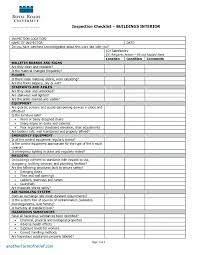 House Inspection Sheets Home Report Template Excel Templates