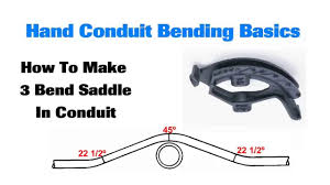 Conduit Bending Basics 3 Bend Saddle