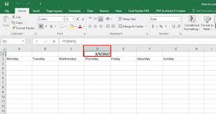 Create Calendar In Excel How To Make Interact With
