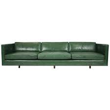 harvey probber leather sofa at 1stdibs