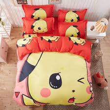 pokemon bedding pikachu bed bedding set
