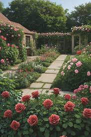 Beautiful Roses Garden Inside A House