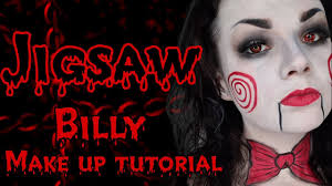 jigsaw billy halloween make up tutorial