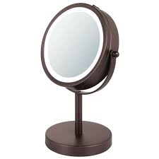 interdesign lighted vanity mirror