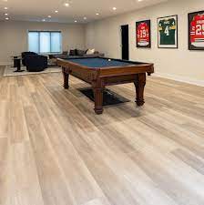 Luxury Vinyl Flooring In Basement