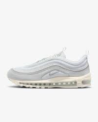 nike men s air max 97 casual shoes in black pure platinum size 7 5