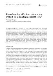 pdf transforming gifts into talents