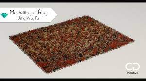 rug using vray fur 3ds max tutorial