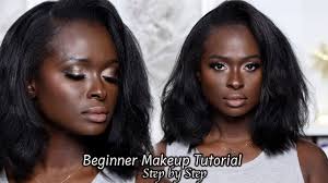 beginners makeup tutorial dark skin
