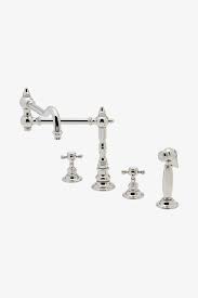 kitchen faucet metal lever handles