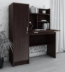 Nakamura Study Table With Hutch Cabinet