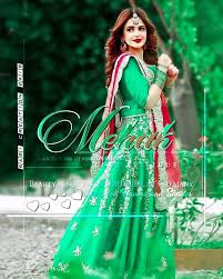 Beautiful Girl Dp With Name Mehak In Green Dress