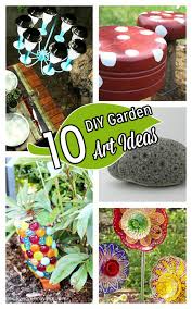 10 cute recycled garden art ideas