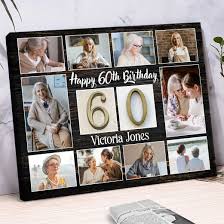 personalized 60th birthday photo