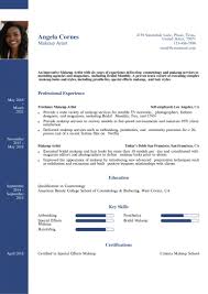 makeup artist resume exles and