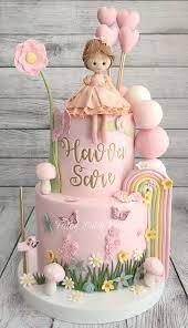 First Birthday Cake Designs For Baby Girl gambar png