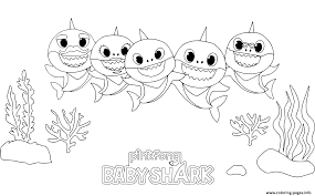 Wowwee unveiled its new baby shark fingerlings at the 2019 toy fair. Baby Shark Party Time Kids Coloring Pages Printable