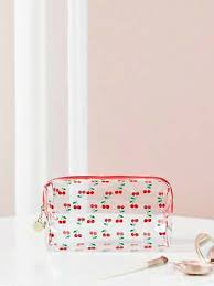 cherry clear makeup bag cosmetic