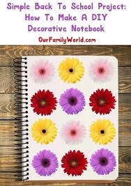 how to make a diy decorative notebook